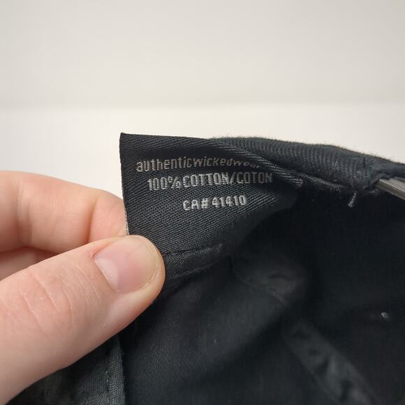 Body Building Snapback Hat Black One Size Adjustable Embroidered Wicked Wear - Picture 10 of 10